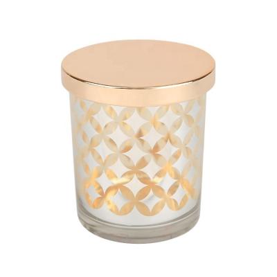 China Non Lids 103-133mm Large Size Zinc Alloy Spill Metal Candle Jars Low MOQ Cup Cap Wholesale for sale