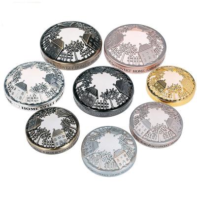 China Variety of designs wholesale sweet home candle cover topper with customizable metal candle jar topper candle accessory for sale