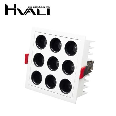 China EUROPEAN HUALI   Anti-Glare IP44 UGR 19 Recessed 2W 4W 6W 8W 18W Inch Retrofit Living room office 2835SMD LED Downlight for sale