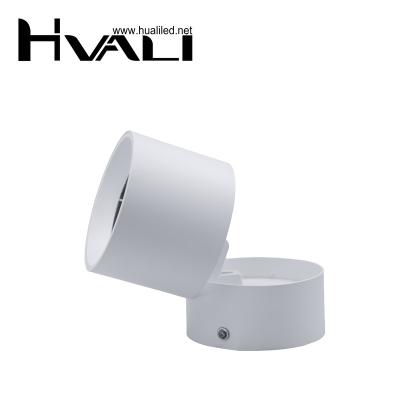 China Modern HUALI 355 Degree Rotatable  7W 9W 12W LED Ceiling Spot Light Surface Mounted Ceiling Downlight for sale