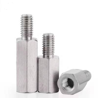 China ZINC Customized Turning High Precision Lathe Male And Female Adjustable Hex Stainless Steel Standoff Spacer for sale