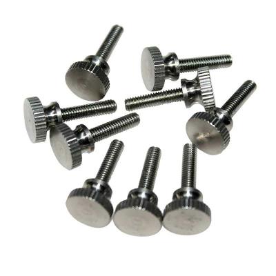 China Pan Sandingsheng Customized High Quality Stainless Steel Step Knurled Head Thumb Screws for sale