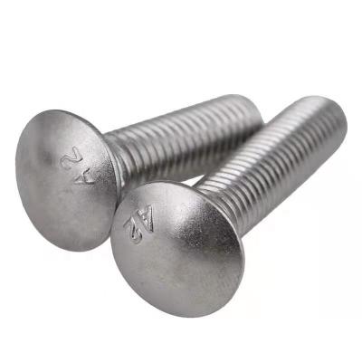 China Stainless Steel Factory Customized High Quality Stainless Steel Round Head DIN 603 Square Neck Carriage Bolt for sale