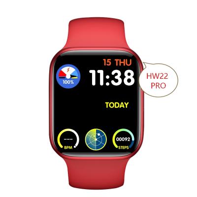 China MP3 Playback Top Selling Smart Watch hw22pro Heart Rate Blood Pressure Monitoring Health Sport Series 6 Iwo Smart Bracelet Watch for sale