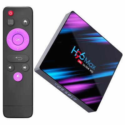 China Set Top Box H96 MAX Smart Android 9.0 TV Box ROM 32GB 64GB 2.4G/5G Wifi 4K HD RAM 4GB Quad Core RK3318 CPU RKMC 18.1 H96 MAX Plus 3318 Rockchip RK3318 for sale