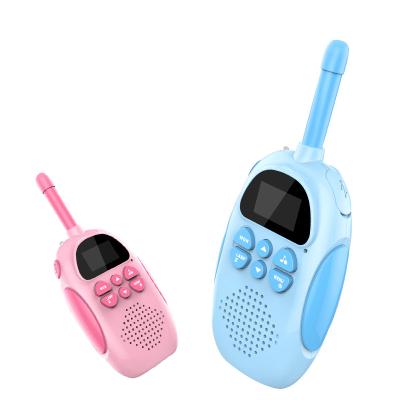 China Exterior; Indoor Cute Color 3km Range Mini Handheld Walkie Talkie For Kids Wireless Communication With Clear Sound for sale