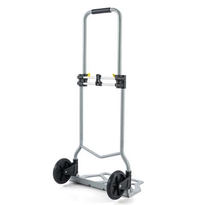 China Uni-silent Two-Wheel 80kgs Longevity Cart Steel Folding Trolley Foldable Ease of Use Handheld for Shopping Foldable Lightweight Trolley FHT80-S22 for sale