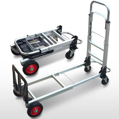 China Uni-quiet Outdoor Folding Universal Trolley FHT90A Micro Folding Tool Trolley Logistics Service Trolley for sale