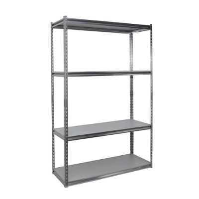 China China Wholesale 200Kg Corrosion Protection Layer Powder Coated Light Duty Metal Warehouse Storage Rack Shelf ZW-ZY4A for sale