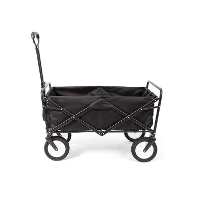 China Black 80kgs Uni-quiet Wagon Wagon Camping Red Platform Cart For Garden Use Foldable Wagon Cart FW80 for sale