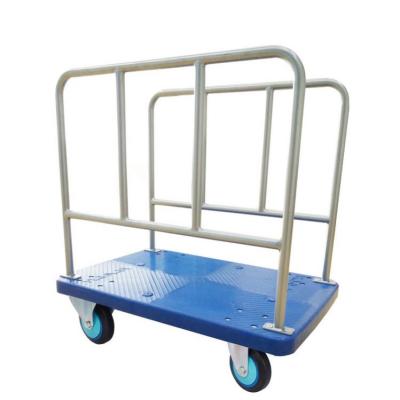 China Professional Service 300Kg Hand Truck Platform Trolley Foldable Usability Customized Heavy Duty Heavy Duty Panel Construction Trolley PLA300T-BH for sale