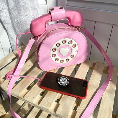 China Fashion Phone Shape Women's Jelly Purse New Design Cosmetic Bags and Cases Fashion Clutch Purse Wholesale Cute Woman Leather Handbag for sale