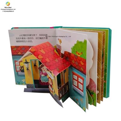 China Pop Hardcover Binding Book Cardboard Art Picture Kids Entertainment Book Printing for sale