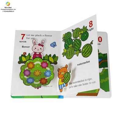 China paper & Colorful Cardboard Pull-Label Book Custom Printing For Child Wholesale Educational Pop Up Book For Children for sale