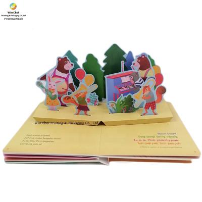 China Children Education OEM Customized Handmade 3d Pop Up Children Books 3d Printing Pop Up Books Suppliers in China for sale