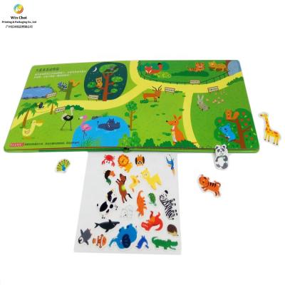 China Kids Education OEM Custom Children's Sticker Books Custom Printing Kids for sale