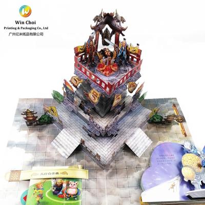 China paper & Custom Cardboard ODM Pop 3d Book Kids Book Children Pop Book Printer Chinese Other Services Printing for sale