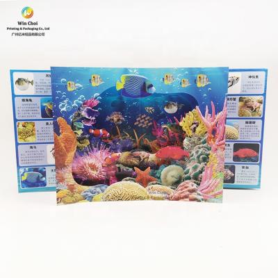 China Entertainment Custom 3D Kids Learning Pop Up Books Printing ODM Printing Service for sale