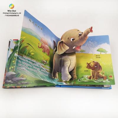 China Education Children 3D Animals Jump Books Printing ODM Printing Service for sale