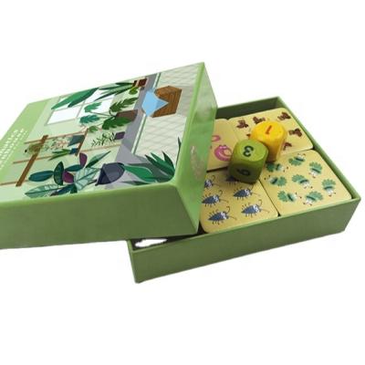 China Custom Customized Cardboard Game Metal Board Game Paper Pieces Printing Board Game Maker Production for sale