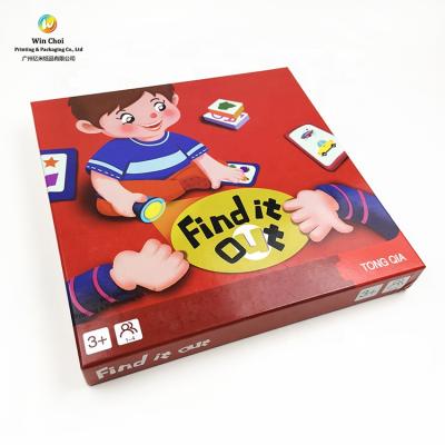 China Customized Game Board Game Storage Boxes For Kids Learning Board Game Board for sale