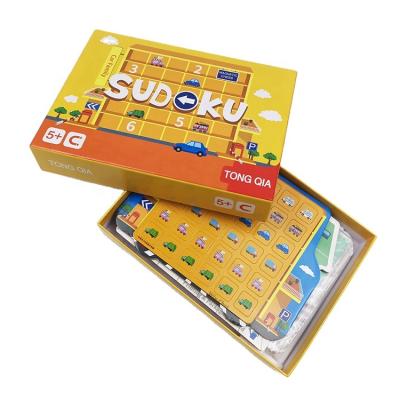 China Small panel paper full color board game kids game sudoku world printing board game table custom for sale