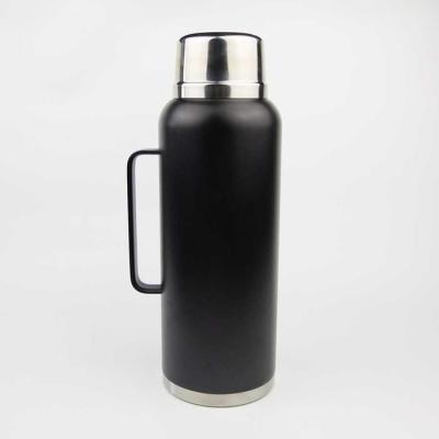 China 2600ml High Quality PORTABLE All Stainless Steel Vacuum Flask Termos Thermos Tea Coffee Pot With Drinkware Cup And Handle for sale