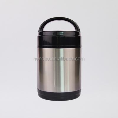 China Sustainable Stainless Steel Vacuum Lunch Box With Stainless Steel 3 Compartment for sale