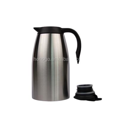 China Best Workmanship Porcelain 2L Double Wall Stainless Steel Vacuum Insulated Thermos Coffee Pot Water Jug Kettle for sale