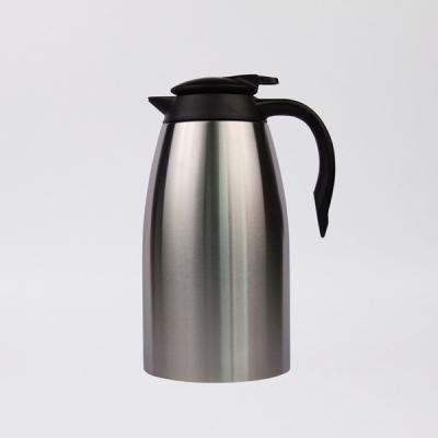 China PORTABLE Penguin Shape Stainless Steel Factory Price 2L Carafe Thermos Coffee Thermal Teapot With A Push Lid for sale