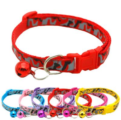 China Wholesale Pet Nylon Accessories Printing Cute Collars And Leashes Cat Buckle Collar Adjustable Dog Collar for sale