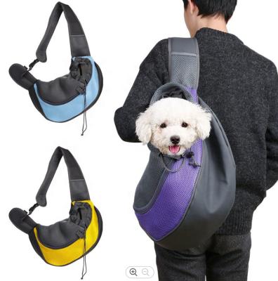 China Manufacturer Breathable Wholesale Comfortable Adjustable For Outdoor Pet Carrier Single-Shoulder Portable Bag For Puppy Cat Travel Pocket for sale