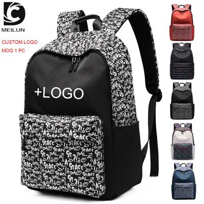 China Hot Selling Waterproof Fashion Multi Color School Bags Waterproof USB School Backpack For Boys And Girls for sale