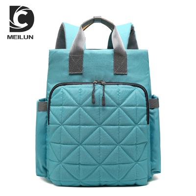 China 100% Custom Hot Sale Eco-friendly Fashionable Stylish Fashionable Large Diaper Backpack Baby Diaper Bags for sale