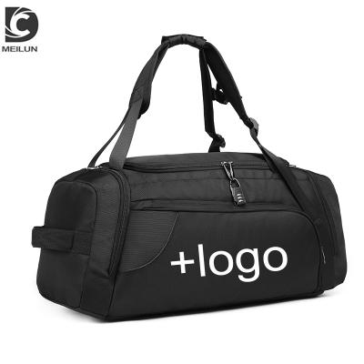 China 2020 Light Weight Large Capacity Duffle Bag Fashionable Multi Functional Backpack Waterproof Nylon Travel Duffel Bag for sale