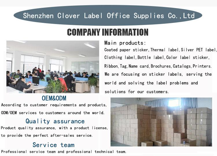 Verified China supplier - Shenzhen Clover Label Office Supplies Co., Ltd.