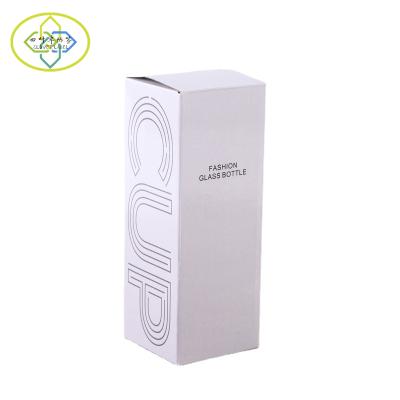 China Recyclable Customize Logo Printing Boxes Matte Lamination Private Bottle Paper Packaging Box for sale