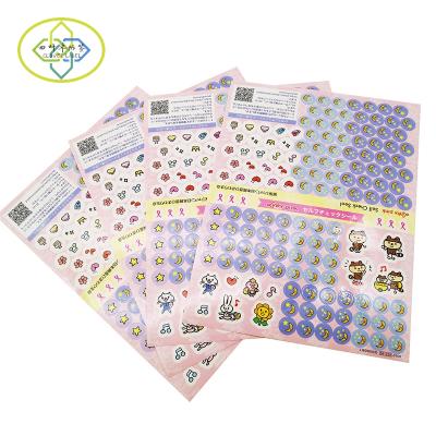 China Customized Scratch-off Logo Printing Adhesive Paper Label Sticker Sheet Packaging Label For Decoration for sale