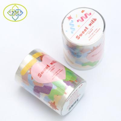 China Laser maker dot film tape waterproof holographic decorative washi tape washi paper tape washi tape custom made for sale