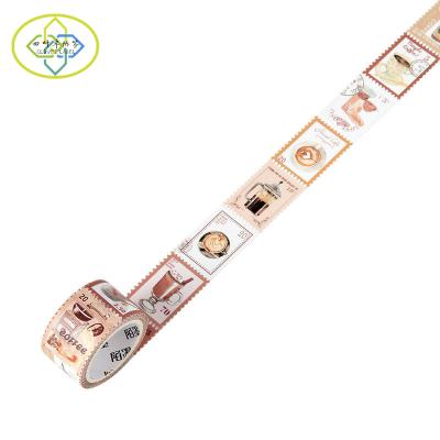 China Waterproof Personal Design Self Color Decoration Washi Masking Tape Adhesive Paper Tape Manufacturer Custom Printed for sale