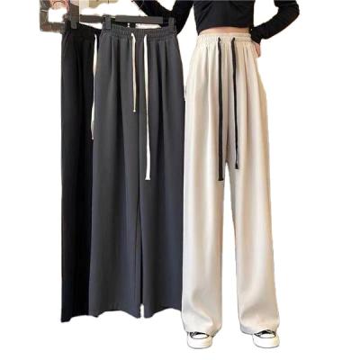 China Women's Breathable Casual Elastic Loose Lower Street Sweatpants Lounge Waist Wide Leg Pants Sweatpants For Women for sale