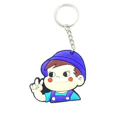 China Souvenir / Gifts / Decoration Hot Selling Rubber Key Ring Fashion 3D Custom Design Shaped Soft Key PVC Chain for sale