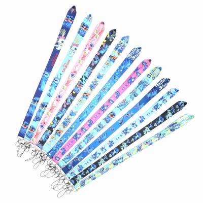 China Polyester factory holder custom printed logo ID card security lanyard for sale