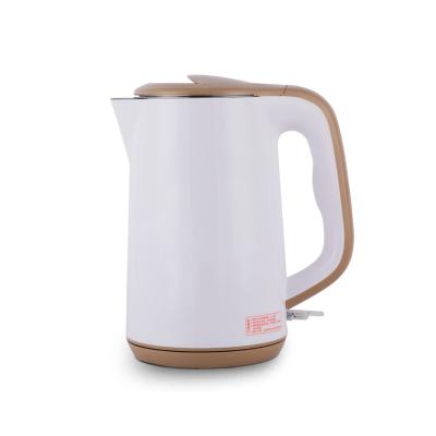 China Factory Wholesale 360 ​​Degree Rotation 1.8l/2.3l Base Keep Warm 1500w/1800w Double Wall Stainless Steel Electric Kettle for sale