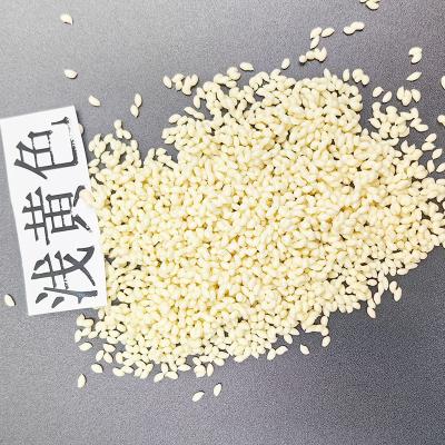 China Lichtgele kleur overeenkomstige TPU-polymeren Plastic vormpellets Te koop