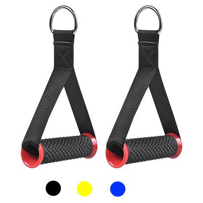 China Ultra Heavy Duty Comfortable Wide Handles Eco - Friendly Exercise Handles Resistance Bands Grips for sale