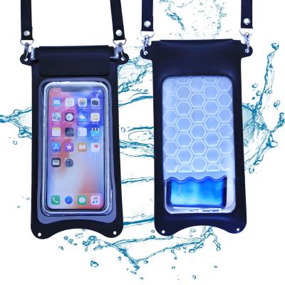 China Water Proof Design Air Bag New Floating Thin Version TPU IPX8 Multifunctional Transparent Mobile Phone Waterproof Bag for sale