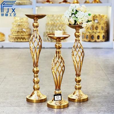 China High Quality Moden JX Wedding Table Centerpieces Metal Flower Centerpieces For Wedding Decoration for sale