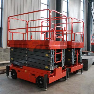 China Hydraulic Mobile Towable Man Scissor Lift Hydraulic Man Lift for sale