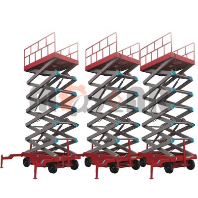 China Towable Scissor Lift Promotion! Towable Lift Table Mobile Scissor Lift Mobile Scissor Lift for sale